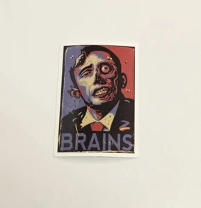 Brains Zombie Politician Voting Style Sticker Vinyl Decal - Bild 1 von 4
