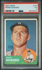 1963 TOPPS FRANK HOWARD #123 PSA 3 - Picture 1 of 2