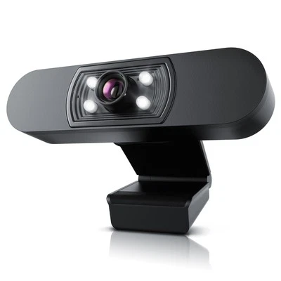 Aplic USB Webcam, 1920x1080P, 30FPS, schwarz - Bild 1 von 4
