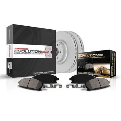 Kit de frenos Power Stop para Pontiac Vibe 2009 2010 Front Evolution Geomet recubierto Foto 1 de 4