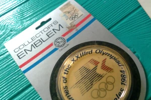 VINTAGE NOS 1984 LOS ANGELES XXIII OLYMPICS COLLECTORS 3" EMBLEM NEW IN PACKAGE - Picture 1 of 5