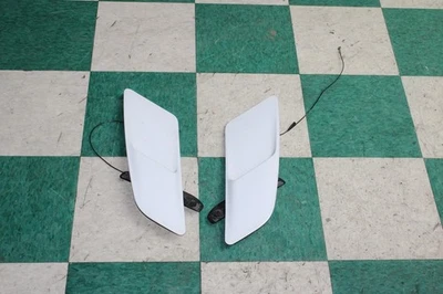 15-17 MUSTANG GT Oxford White LH RH Hood Vent Scoop Heat Extractor Pair 2x OEM Foto 1 de 4