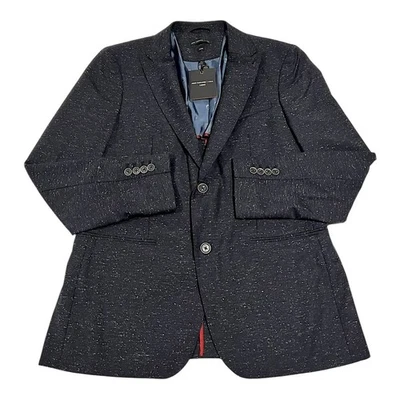 NUEVO CON ETIQUETAS Chaqueta Blazer John Varvatos EE. UU. Lujo Mezcla Lana Moteada Para Hombre 42 Foto 1 de 4