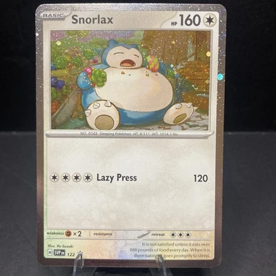 Snorlax 122 Sv: Scarlet & Violet Promo Cards Holo - Image 1 of 2