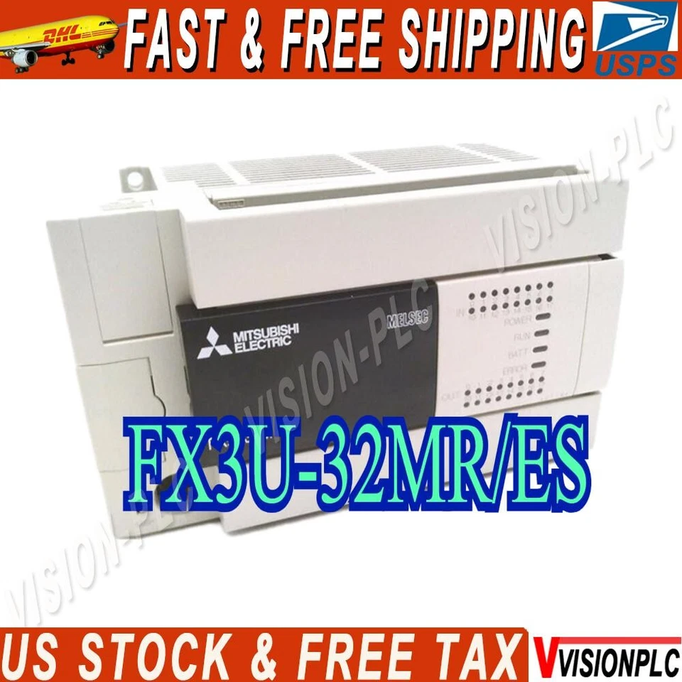 Mitsubishi FX3U-32MR/ES CPU Module FX3U32MR/ES Fast~ NEW - Image 1 of 4