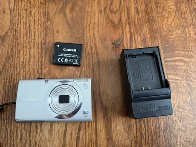 Canon PowerShot A2400 IS 16.0 Megapixel Digital Camera - Image 1 of 4