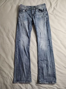 BKE Buckle Aiden Bootcut Jeans Herren Größe 29x32 Medium Wash Mid Rise Western NEU - Bild 1 von 10
