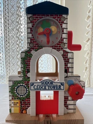 Thomas & Friends Tren Ferroviario Madera MUSICAL SODOR TORRE RELOJ 2008 RARO Foto 1 de 4