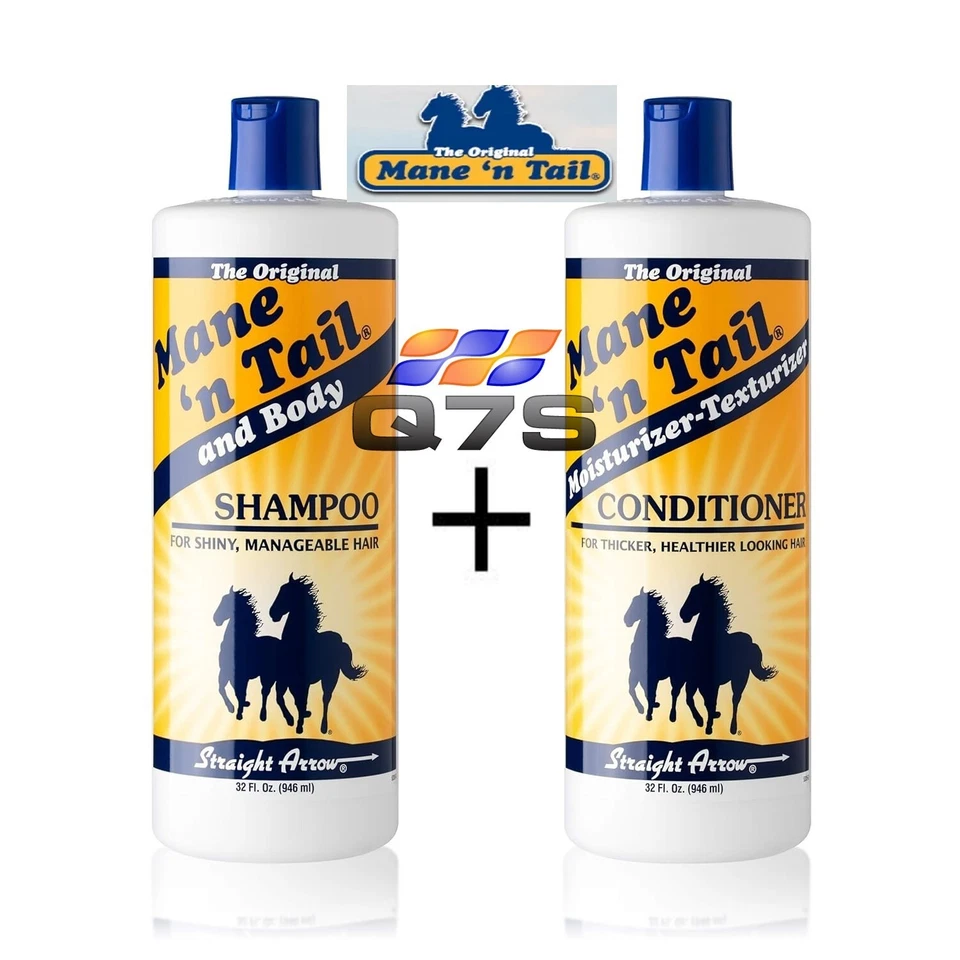Mane n Tail Shampoo Conditioner 32oz Original Hair & Body Moisturizer Cleansing - Image 1 of 1