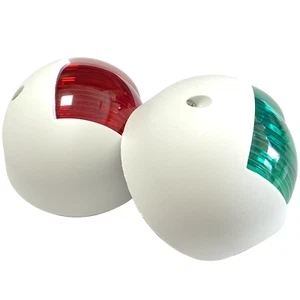 ISURE MARINE LED Navigation Side Bow Lights Plastic House Marine Boat Yacht Red - Picture 1 of 4