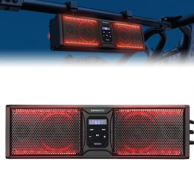 Altavoz 400W 16" 6 Bluetooth Marino Para Sistema de Barra de Sonido Polaris/ATV/UTV/RZR Foto 1 de 4