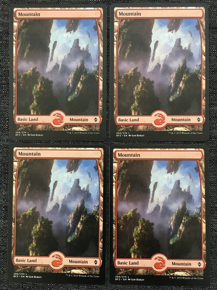 Mountain (266) - Full Art Battle for Zendikar Regular