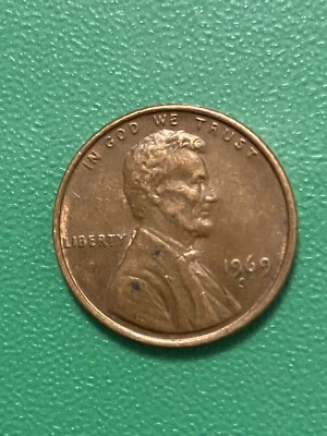 1969 S Mint Mark  Penny Floating Roof. D.D.O - Image 1 of 2