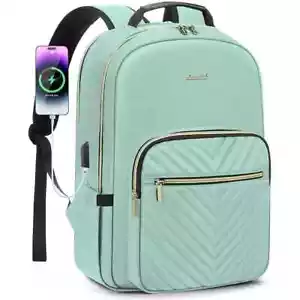LOVEVOOK Laptop Backpack for Women, 17 Inch Large Capacity Travel Computer Work - Picture 1 of 6