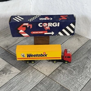 Camion Corgi Weetabix Volvo giallo ottime condizioni con scatola - Foto 1 di 14