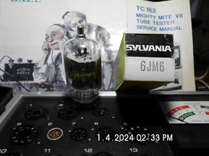 NOS NIB SYLVANIA 6JM6 VACUUM TUBE, TESTED! - Picture 1 of 4