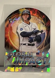 Spencer Torkelson 2022 Bowman's Best Atomic Refractor #GI-10 RC Free Shipping - Picture 1 of 2