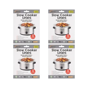 20 Slow Cooker Liners Cooking Bags 4 x 5 Pack For Round & Oval Cookers - Picture 1 of 3