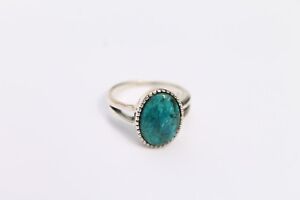The sterling silver ring with natural stone in Eilat
