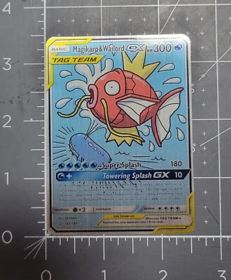 FANART STICKER Magikarp & Wailord GX - 161/181 - Full Art Ultra Rare - Image 1 of 4