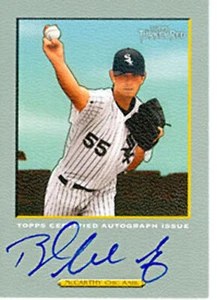 Brandon McCarthy Autographed Chicago White Sox Baseball Card - Picture 1 of 1