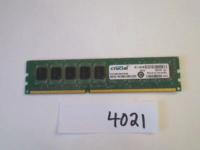 Crucial CT51272BA1339.M18FMR 4Gb PC3-10600E 1333Mhz DDR3 Server Memory RAM (4021 - Image 1 of 2