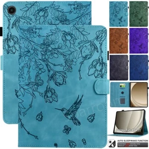 For Samsung Galaxy Tab A8 A9 A9+ S6 Lite S7 S8 S9 S10 FE Leather Flip Case Cover - Picture 1 of 56