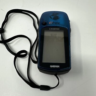 Garmin Etrex Legend GPS Unit Translucent Blue “Error Screen” For Parts Only - Image 1 of 4