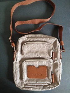 Calvin Klein Crossbody Bag Brown/Tan - Picture 1 of 7