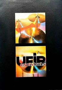 Original Vintage UFIP Drum Cymbals 14 Page 8.5"x11.5" Catalog VG CONDITION! - Picture 1 of 1