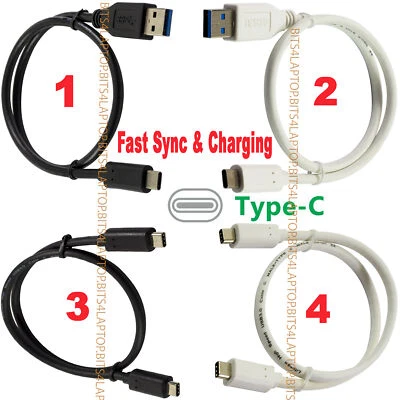 Fast Type C/USB-C Charger Cable Data Sync Lead For Motorola Moto G22 G42 G52 G82 - Image 1 of 4