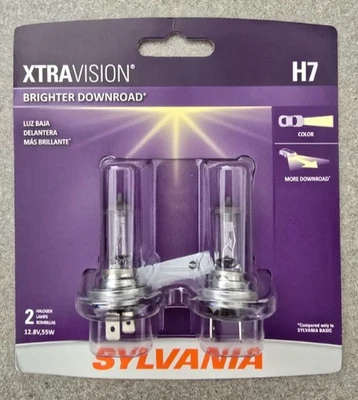 Sylvania - H7 XtraVision Halogen Lamp 2 Bulbs SEALED - Image 1 of 2