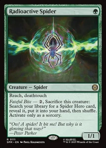 1x - Radioactive Spider - #111 - Marvel's Spider-Man - NM MTG - Picture 1 of 1