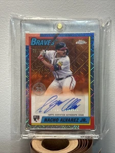 2025 35th Anniversary Orange Refractor Nacho Alvarez Jr. Rookie /25 Auto - Bild 1 von 2