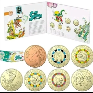 2019 Mr Squiggle & Friends Coin Collection - 7 coin set in original RAM folder - Picture 1 of 3