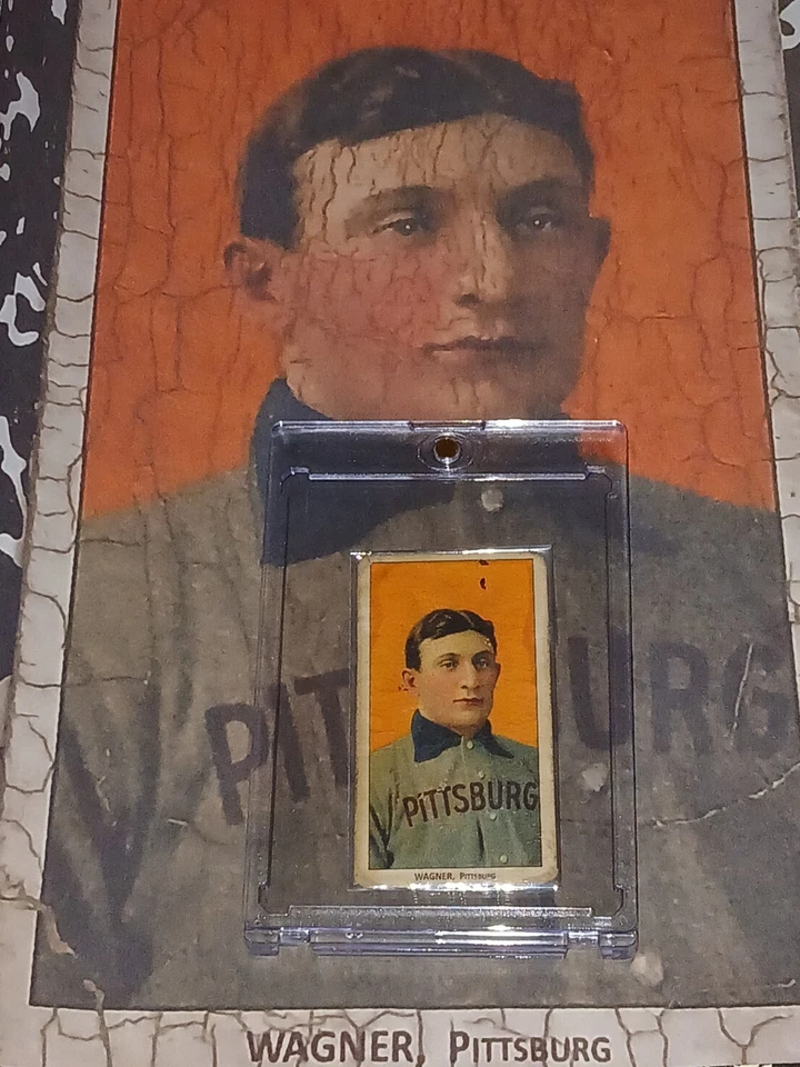⚡️T-206 Honus Wagner 1909 ⚡️Old Mill Cigarettes Tabaco Tarjeta Envejecida Reimpresión (LEER) Foto 1 de 4