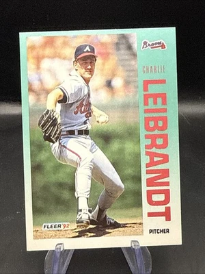 1992 Fleer - Charlie Leibrandt #361 - Image 1 of 2