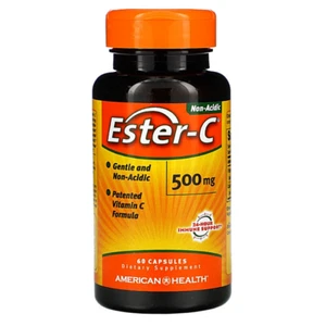 Vitamina ESTER C 500mg 60 caps AMERICAN HEALTH, No Acida la mejor para estomago - Imagen 1 de 9