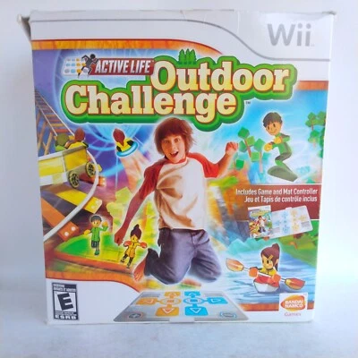 Wii Active Life 户外挑战游戏和数学控制器原装盒万代  — 第 1/4 张图片