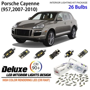 Kit de luces interiores LED + bombillas de matrícula para Porsche Cayenne 957 - Imagen 1 de 9