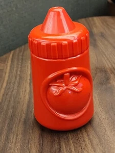 Plastic Pretend Imaginative Play Food Red Ketchup Rattle Toy 4” - Picture 1 of 3