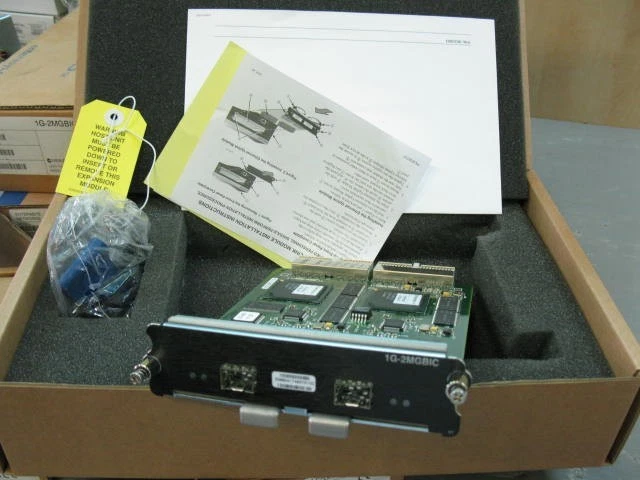 Enterasys 1G-2MGBIC Mini-GBIC 2-Port Gigabit Module - Image 1 of 3