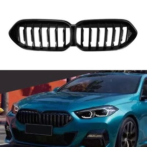 Front Bumper Grille Grill Cover Kit For BMW 2 Series F44 2020-2022 Glossy Black - Picture 1 of 7