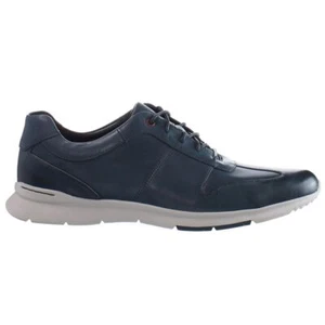 Clarks Un Tynamo Tie Mens Navy Shoes - Picture 1 of 5