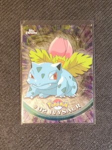 Topps Chrome Pokémon series 1 Ivysaur Base NM single
