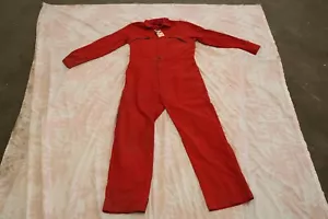 Trojan coveralls size Small 34" to 36" Regular fit in red boilersuit overalls - Picture 1 of 7