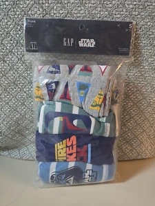 NWT GAP Star Wars Trunk Underwear 4 Pairs Boys 6-7 Small New - Picture 1 of 2