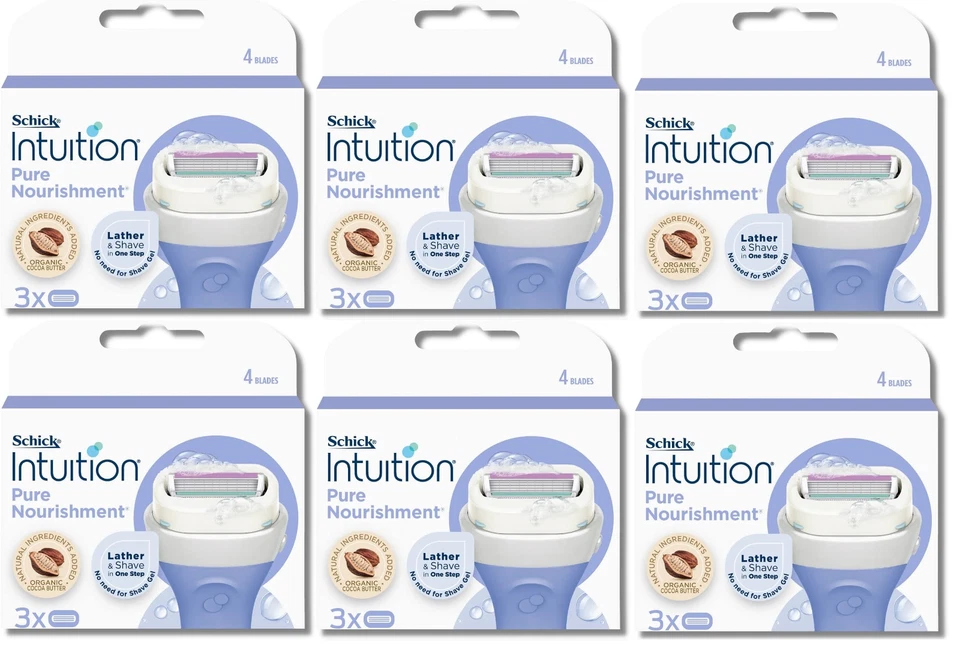 Schick Intuition Pure Nourishment With Coconut Milk & Almond Oil, 18 Cartridges - Image 1 of 2