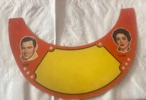 Vintage Elizabeth Taylor/William Holden Cardboard Visor 1950S - Picture 1 of 4