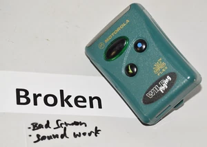 Broken - Motorola Flex Wild Paging Beeper Pager Green 830H - For Repair - Zdjęcie 1 z 9